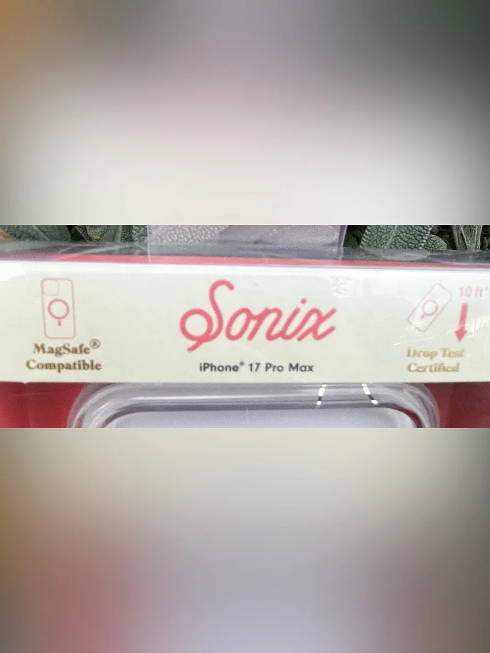 Sonix iPhone 17 Pro Max Case with Red Cherry Motif